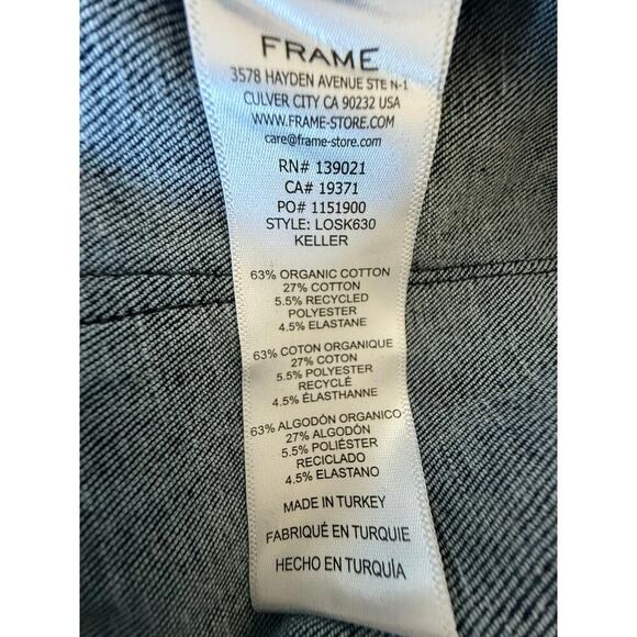 FRAME Le One Skinny Jean Women’s Size 2 Dark Wash in Keller - Picture 9 of 10
